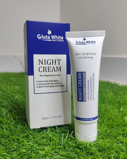 GLUTA WHITE NIGHT CREAM 50GM